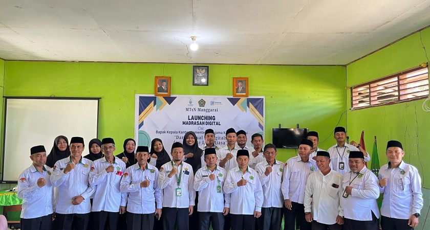 MTs Negeri Manggarai Resmi Dilaunching sebagai Madrasah Digital oleh Kakanmenag Kabupaten Manggarai